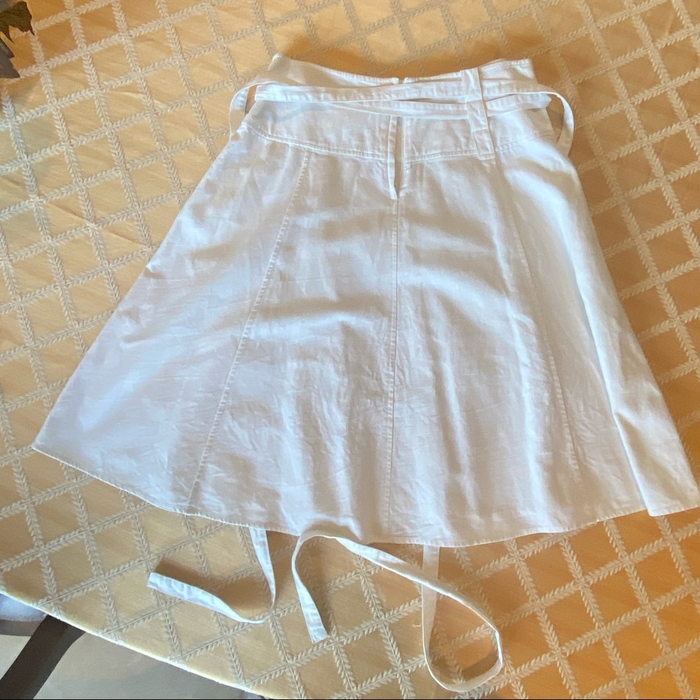 Light cream linen skirt - Picture 7 of 9
